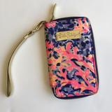 Lilly Pulitzer Bags | Lilly Pulitzer Phone Wallet Wristlet | Color: Blue/Pink | Size: Os