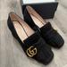 Gucci Shoes | Authentic Gucci Black Suede Marmont Mis-Heel | Color: Black | Size: 6
