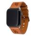 Tan Los Angeles Dodgers Leather Apple Watch Band