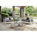 Gracie Oaks Abbi-Rose 81.5" Wide Outdoor Patio Sofa w/ Sunbrella Cushions® Fabric Included in Gray | 26 H x 87 W x 28.9 D in | Wayfair