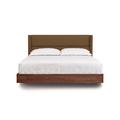 Copeland Furniture Sloane Solid Wood and Platform Bed Wood and /Upholstered/Polyester in Brown | 48 H x 62 W x 88.75 D in | Wayfair