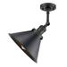 Paylor 1 - Light Armed Sconce Metal in Black Laurel Foundry Modern Farmhouse® | 8 H x 10 W x 11 D in | Wayfair 66F66E35154E4B1F9974780D2AD66FD2