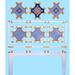 Bungalow Rose Leighna Queen Open-Frame Headboard Wicker/Rattan in Blue/Yellow | 61.5 H x 65 W x 3 D in | Wayfair 2B503D21664047CF88FF848BD8ED45FC