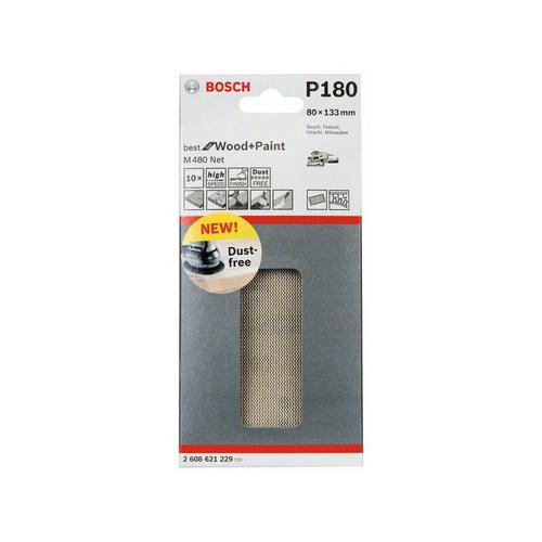 Bosch - 2608621229 Schleifblatt 80 x 133 mm, 180