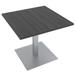 34" Small Square Table Square Metal Base Conference Room Breakroom