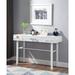 Industrial Vanity Desk Makeup Table Dressing Desk, Writing Desk with Single Handle Drawer, Metal Frame Computer Office Desk