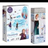Disney Toys | Disney Frozen Ii, Game & 48-Piece Glitter Puzzle | Color: Blue/White | Size: Os