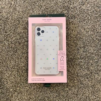 Kate Spade Accessories | Kate Spade Iphone 11 Pro Max & Iphone Xs Max Case | Color: Silver/White | Size: Os