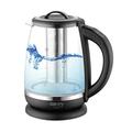 CAMRY CR 1290 Glaswasserkocher 2,0L mit Teeeinsatz und Temperaturregelung 2 Stunden Warmhaltefunktion LED Beleuchtung 60-100°C 360°, camry_CR1290