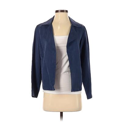 Chico's Jacket: Short Blue Solid...