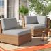 Sol 72 Outdoor™ Rochford 14 Piece Outdoor Seat/Back Cushion Acrylic in Gray | 6 H in | Wayfair 1E28AC3E7E1E475B96201629CE6E71FA