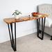 Foundry Select Haslett 43.5" Console Table Wood/Metal in Brown | 33.5 H x 43.5 W x 13.8 D in | Wayfair A42A32C401304CC29706E02C9CDD1B13