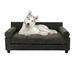 Club Nine Pets Dog Sofa Polyester/Memory Foam in Gray | 16 H x 33 W x 22 D in | Wayfair BLMC1