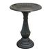 Alcott Hill® Olton Birdbath Metal | 23.5 H x 17.5 W x 17.5 D in | Wayfair C18543D86AE946CB9FB107174B66D05A