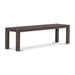 Wade Logan® Buckholtz Dining Bench All - Weather Wicker/Wicker/Rattan in Brown/Gray | 17.5 H x 64 W x 16.5 D in | Outdoor Furniture | Wayfair