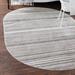 Gray 94 x 0.5 in Area Rug - Osteen Striped Area Rug Polypropylene Laurel Foundry Modern Farmhouse® | 94 W x 0.5 D in | Wayfair