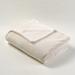 Everly Quinn Fleece Blanket Microfiber/Fleece/Microfiber/Fleece in Gray/White | 90 H x 90 W in | Wayfair E1A00347D876484597347CC82BE24EA4