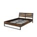 Trent Austin Design® Lininger Low Profile Platform Bed Wood in Brown | 38 H x 78 W x 83 D in | Wayfair 644ED76508A049C080FB7D46DBD2EA21