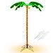 Costway 5 Feet LED Pre-lit Palm Tree Decor with Light Rope
