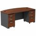 Series C 72W Bow Front Desk with Drawers by Bush Business Furniture