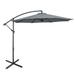 Costway 10 FT Patio Offset Umbrella w/8 Ribs Cross Base Tilt - See details