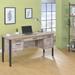 Mid-Century Industrial Weathered Design Home Office Computer Writing Desk