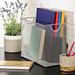 Silver Steel Mesh Desktop Hanging File Organizer