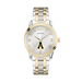 Bulova Silver/Gold Appalachian State Mountaineers Classic Two-Tone Round Watch