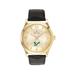 Men's Gold/Black South Florida Bulls Stainless Steel Watch with Leather Band