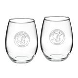 Norfolk State Spartans 21oz. 2-Piece Stemless Wine Glass Set