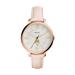 Women's Fossil Pink Tennessee Tech Golden Eagles Jacqueline Date Blush Leather Watch