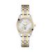 Women's Bulova Silver/Gold Navy Midshipmen Classic Two-Tone Round Watch