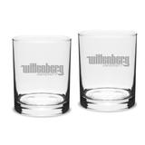 Wittenberg University Tigers 14oz. 2-Piece Classic Double Old-Fashioned Glass Set