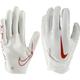 Nike Vapor Jet 7.0 Adult Football Gloves White/Red