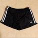 Adidas Shorts | Adidas Black White Stripe Athletic Fitness Running Shorts | Color: Black/White | Size: M