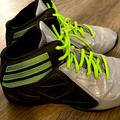 Adidas Shoes | Adidas Boys/Youth High Tops Sz6 Basketball Green/Black | Color: Black/Green | Size: 6bb