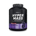 BioTechUSA Hyper Mass - Mass Gainer with Carbs & Protein Blend | Micronised Creatine | Gluten-Free, 4 kg, Strawberry