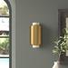 Joss & Main Danya 2 - Light Dimmable Brass Flush Mounted Sconce Metal in Yellow | 16 H x 8 W x 4 D in | Wayfair FDB9F7EA743D48AC84AB2BC260875706