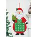 The Holiday Aisle® Santa w/ Tree Christmas Fabric Advent Countdown Calendar | 28.75 H x 17 W x 1 D in | Wayfair 114AC4F9F9244E70B73EFFEAAF3E64FB