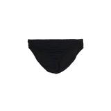 Liz Claiborne Swimsuit Bottoms: Black Solid Swimwear - Women's Size 6