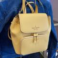 Kate Spade Bags | Kate Spade Darcy Flap Backpack | Color: Yellow | Size: Small