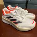 Adidas Shoes | Adidas Mens White Adizero Boston 10 Fy4079 Athletic Sneaker Shoes Size Us 9 | Color: White | Size: 9