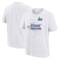 Youth Nike White Los Angeles Rams Super Bowl LVI Champions Hometown T-Shirt