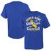 Youth Fanatics Branded Royal Los Angeles Rams Super Bowl LVI Champions Hard Count Hometown T-Shirt