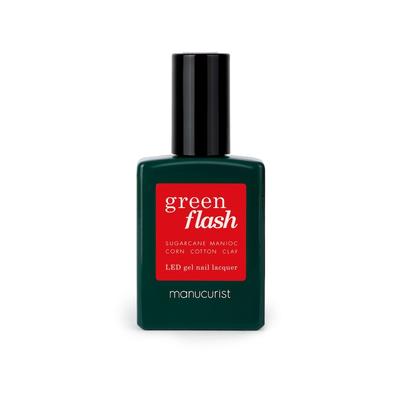 manucurist GREEN LED gel Nagellack AE0009 - ROUGE 15 ml Rot