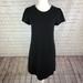 Anthropologie Dresses | Anthropologie Maeve Cap Sleeve Shift Dress Black Size Small | Color: Black | Size: S