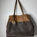 Michael Kors Bags | Michael Kors Fulton Mk Signature Large Carryall Tote Handbag Brown Euc | Color: Brown | Size: Os