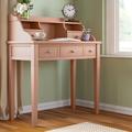 Beachcrest Home™ Paignt Secretary Desk w/ Hutch Wood in Brown | 40.5 H x 36.2 W x 19.1 D in | Wayfair EAC12D7566CF49CC9002793D2B1D5896