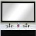 Rosdorf Park Grice Modern & Contemporary Bathroom/Vanity Mirror Wood in Brown | 30 H x 73.5 W x 1.25 D in | Wayfair