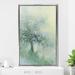 Red Barrel Studio® Subtle Tree I by Julia Purinton - Painting Canvas in Gray/Green/White | 33.5 H x 21.5 W x 2 D in | Wayfair